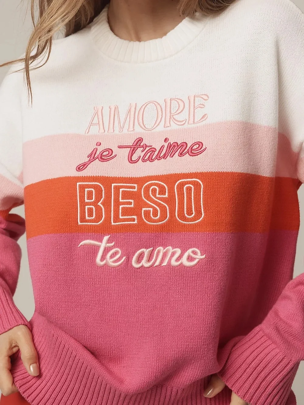 Anthropologie Beach Riot Callie Love Pink Long Sleeve Sweater Size XS NWT - Picture 2 of 10